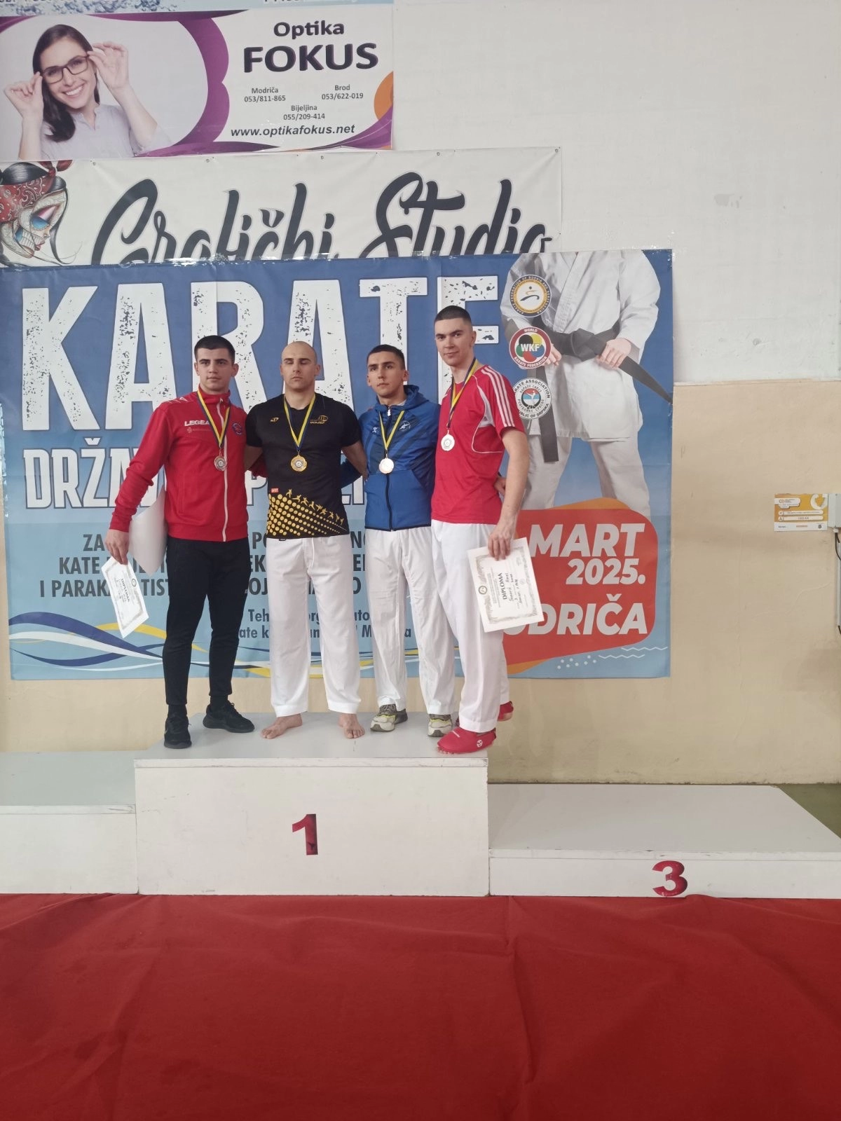 Državno prvenstvo u karateu: Medalje ponovo stižu u Mostar – Veladžić zlatni, Tanović brončani